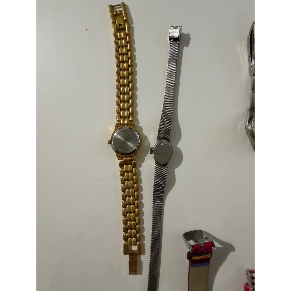 Vintage Novelty Watch Lot 7pc Geneva Tweety Bird‎ Cat Elf  *not working